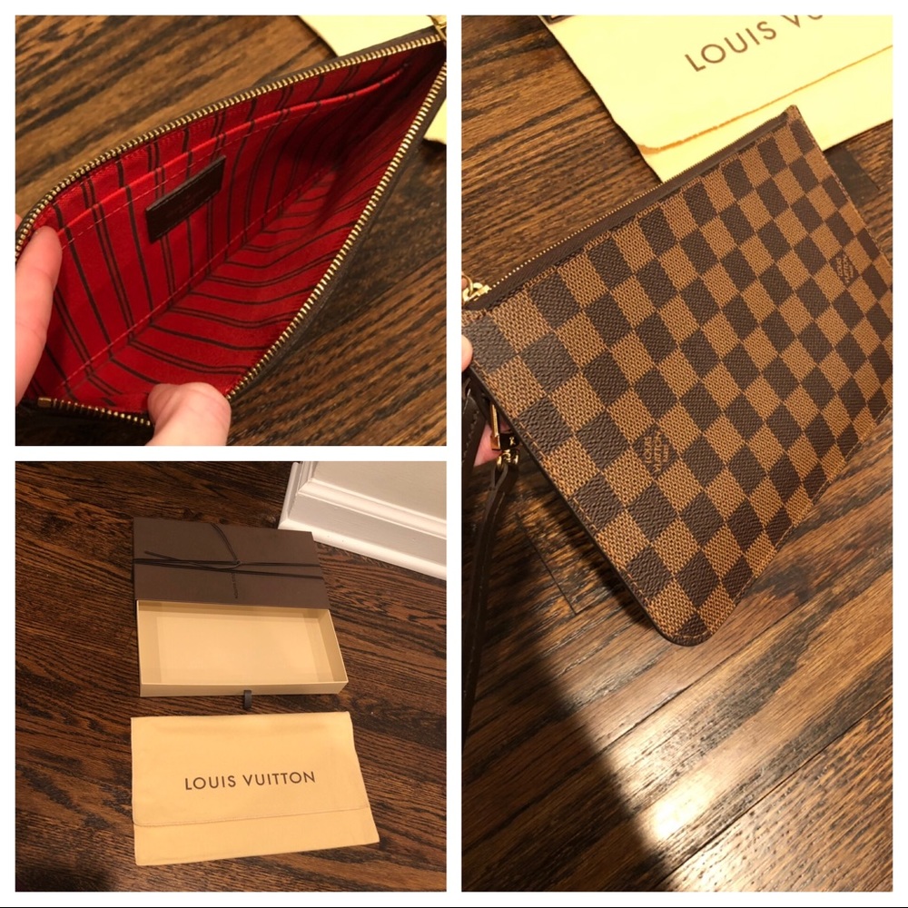 Louis Vuitton Neverfull MM GM Pouch Wristlet